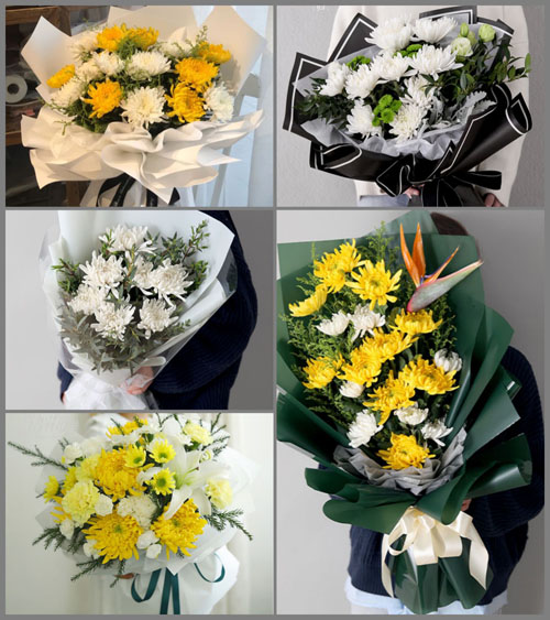 广东江门市恩平市良西镇福坪村白事花束代送